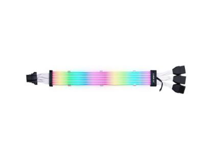 Kabel za napajanje grafične kartice LIAN LI Strimer Plus V2 12VHPWR, 3x 8 na 16-Pin, 8 LED, 335mm, RGB, podaljšek