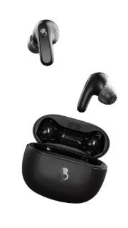 slušalke SKULLCANDY RAIL TRUE WIRELESS IN-EAR, brezžične, BT, in-ear, mikrofon, črne