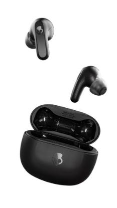 slušalke SKULLCANDY RAIL TRUE WIRELESS IN-EAR, brezžične, BT, in-ear, mikrofon, črne