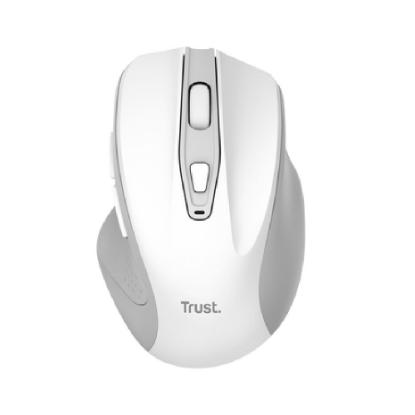 Miš TRUST Nito Silent, optički, bežični, 2200 DPI, beli
