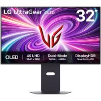Gaming monitor 32" LG UltraGear 32GS95UV-B, 4K UHD, OLED, 240Hz, 1ms, 250cd/m2, G-Sync, FreeSync,  zvočniki, ćrni