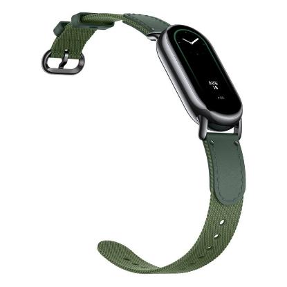 Pašček za XIAOMI Smart Band 8, Braided Strap, zeleni