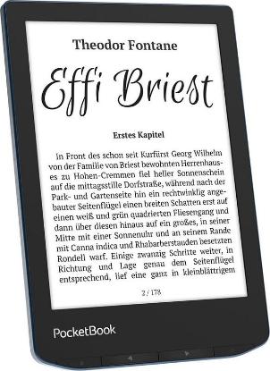 E-bralnik POCKETBOOK Verse Pro, 6" Touch, 16GB, WiFi, modri