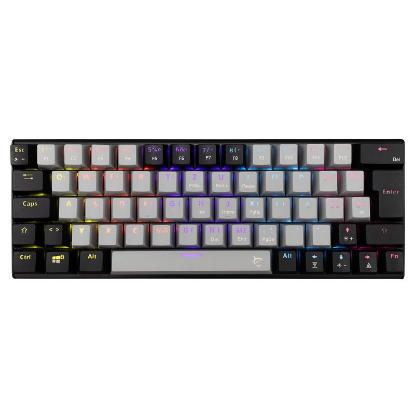 Tipkovnica WHITE SHARK GK-002722V2 Wakizashi-2, RGB, plavi switch, mehanička, UK/HR,črno-siva