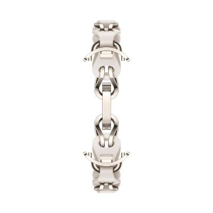 Pašček za XIAOMI Smart Band 8, Chain Strap, beli