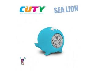 Mini zvučnik iDANCE Cuty Morski Lav, 10W, USB, BT, plavi