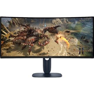Gaming monitor 34" DELL ALIENWARE AW3425DWM, 4K UHD, IPS, 180Hz, 1ms, 400cd/m2, FreeSync, pivot, zakrivljeni, črn