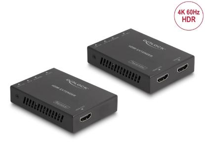 Proširivač DELOCK HDMI, preko Cat.6 kabla, set