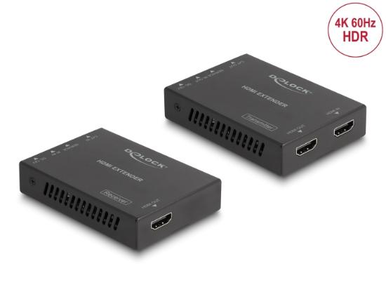 Proširivač DELOCK HDMI, preko Cat.6 kabla, set