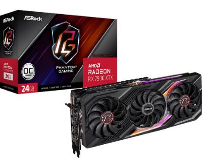 Grafična kartica ASROCK 7900XTX Phantom Gaming OC, 24GB GDDR6