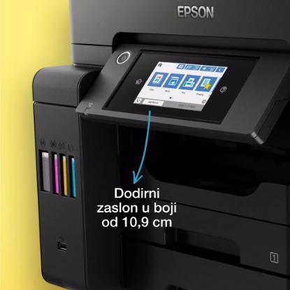Multifunkcijski Tiskalnik EPSON EcoTank L6570, Tiskalnik/scanner/copy, 4800 x 1200, USB, LAN, WiFi, črni