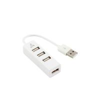 USB HUB SBOX H-204W, 4-portni USB 2.0, beli