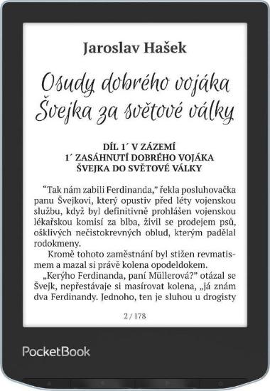 E-bralnik POCKETBOOK Verse, 6" Touch, 8GB, WiFi, modri