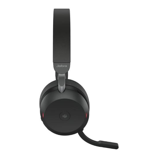 Slušalke JABRA Evolve2 75 Flex MS, Link380c, on-ear, Stereo, USB, BT, stojalo, črne