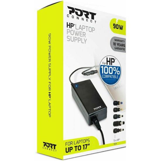 Polnilec za prenosni računalnik PORT, za HP, 90W