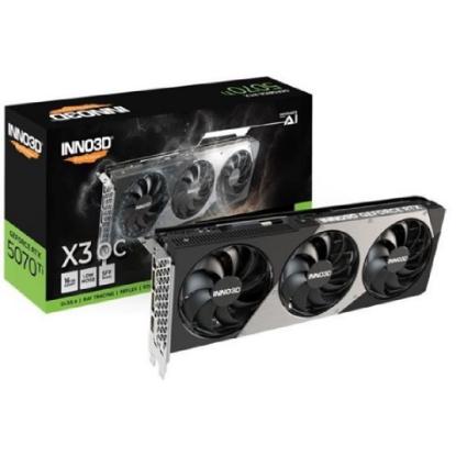 Grafična kartica INNO3D GeForce RTX 5070 Ti X3 OC, 16GB GDDR7