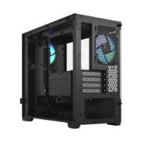 Ohišje FRACTAL DESIGN Pop Mini Air RGB TG Clear, mATX, črno, bez napajalnika