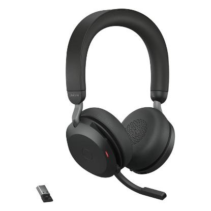Slušalke JABRA Evolve2 75 Flex UC, Link380a, on-ear, stereo, USB, BT, črne