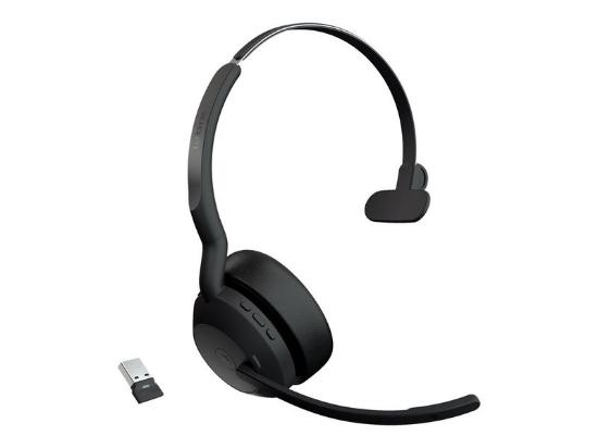 slušalke JABRA Evolve2 55 Link380a MS, on-ear, Mono, USB-A, BT, črne