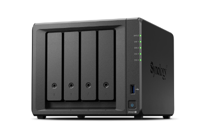 SYNOLOGY DS923+ DiskStation 4-vratni NAS strežnik, 2.5"/3.5" HDD/SSD, M.2 2280, Wake on LAN/WAN, 4GB, G-LAN, 2x USB 3.2