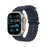 Pametna ura APPLE Watch Ultra2 v2 Cellular, 49mm Natural Titanium Case with Navy Ocean Band