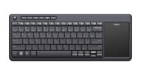 Tipkovnica RAPOO K2600, touchpad, brezžična, USB, črna