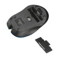 Miška Trust Mydo optična silent 1800dpi, USB, modra