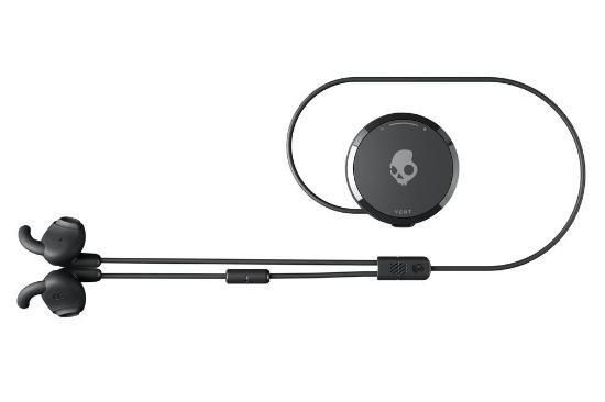 slušalke SKULLCANDY VERT WIRELESS IN-EAR W/MIC, brezžične, BT, in-ear, mikrofon, črne