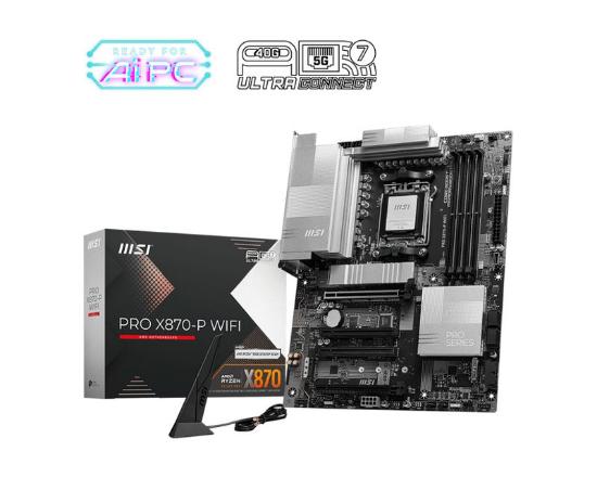 Matična plošća MSI PRO X870-P WiFi, AMD X870, DDR5, WiFi, ATX, s. AM5