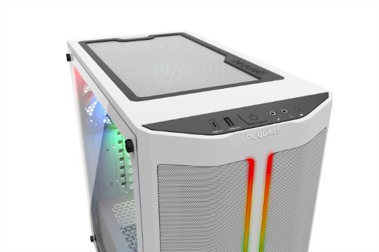 Ohišje BE QUIET Pure Base 500DX, ATX, s prozorom, belo, brez napajalnika
