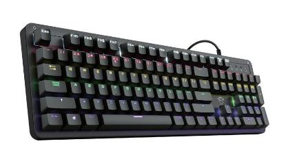 Tipkovnica TRUST GXT 863 Mazz, Gaming, mehanska, USB, US layout, crna
