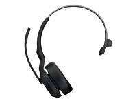 slušalke JABRA Evolve2 55 Link380c MS, on-ear, Mono, USB-C, BT, črne