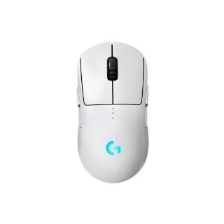 Miška LOGITECH Pro 2 Lightspeed, RGB, optični, brezžični, 32000dpi, beli