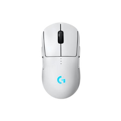Miška LOGITECH Pro 2 Lightspeed, RGB, optični, brezžični, 32000dpi, beli