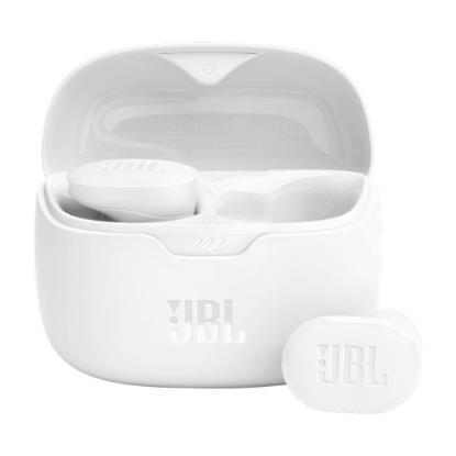 slušalke JBL Tune Buds, brezžične, Bluetooth, in-ear, bele