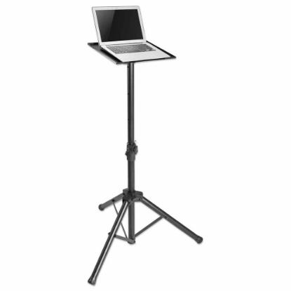 Stojalo za monitor/prenosnik MANHATTAN 461788, talno, tripod, črno
