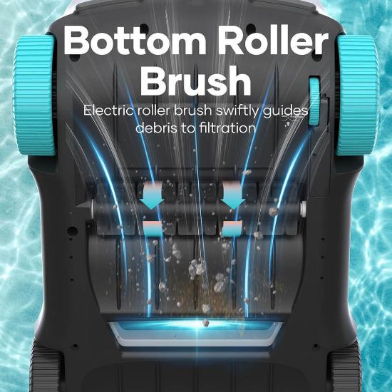 Robotski usisavač za bazene AIPER Scuba L1, bijelo-crni