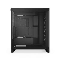 Ohišje NZXT H7 Flow RGB 2024, MIDI, E-ATX, okno, črno, brez napajanja