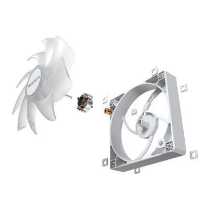 Ventilator MONTECH GF120 ARGB, PWM, 120mm, 1600 okr/min, RGB, beli