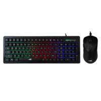 Tipkovnica + Miška BARACUDA BGC-011 ORCA, LED, črna, USB