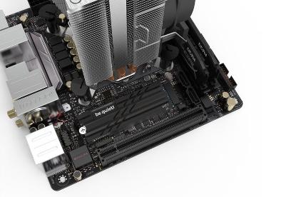 Hladilnik BE QUIET, pasivni za M.2 NVMe SSD, črn