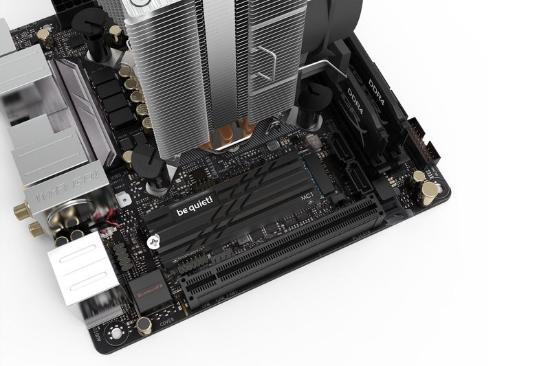 Hladilnik BE QUIET, pasivni za M.2 NVMe SSD, črn
