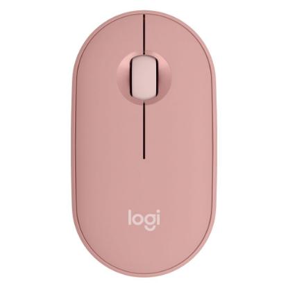 Miška LOGITECH M350s Pebble 2, optički, BT, rozi