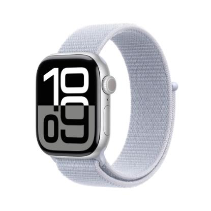 Pametna ura APPLE Watch S10 GPS, 42mm Silver Alu Case with Blue Cloud Sport Loop