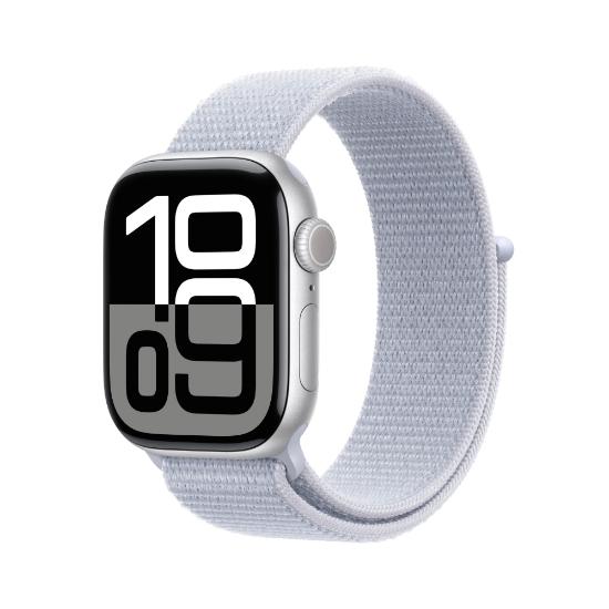 Pametna ura APPLE Watch S10 GPS, 42mm Silver Alu Case with Blue Cloud Sport Loop