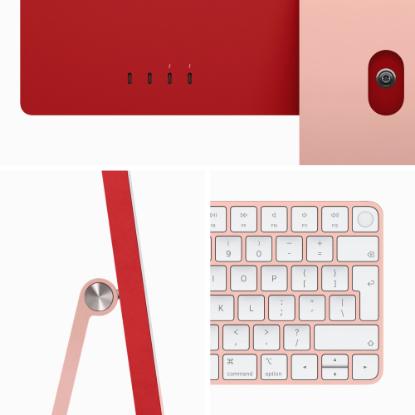 Računalnik AiO APPLE iMac mqrt3cr/a / 24" 4,5K Retina, 10-Core M3, 8GB, 256GB SSD, 10-Core Apple GPU, WiFi, tipkovnica, miš, macOS, rozo