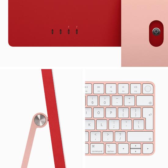 Računalnik AiO APPLE iMac mqrt3cr/a / 24" 4,5K Retina, 10-Core M3, 8GB, 256GB SSD, 10-Core Apple GPU, WiFi, tipkovnica, miš, macOS, rozo