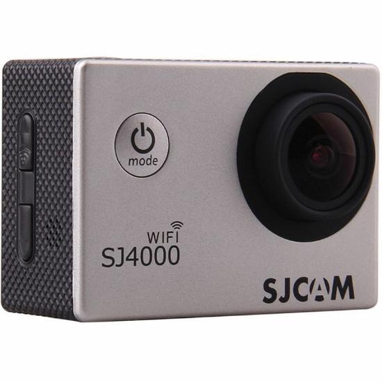 Športna digitalna kamera SJCAM SJ4000 WiFi, 1080p30, 12 Mpixela, siva