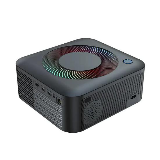 Projektor LED, XNANO X5, 1080 x 1920, 400 ANSI lumena, 1000:1, HDMI, USB, zvučnici, Android, črni