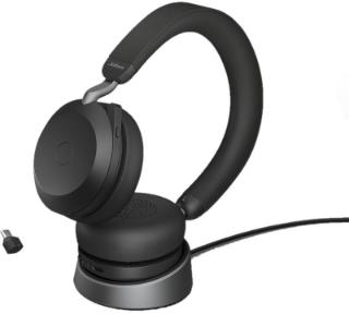 slušalke JABRA Evolve2 75 Flex UC, Link380c, on-ear, Stereo, USB, BT, stalak, črne
